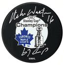 Mike Walton Autographed Toronto Maple Leafs 1967 Stanley Cup Champions Puck CoJo Sport Collectables Inc.