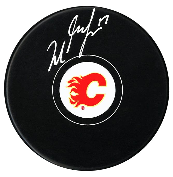 Milan Lucic Autographed Calgary Flames Puck CoJo Sport Collectables Inc.