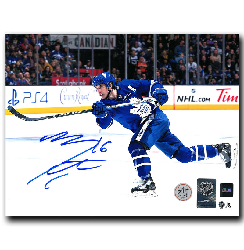 Mitch Marner Toronto Maple Leafs Autographed Shooting 8x10 Photo CoJo Sport Collectables Inc.