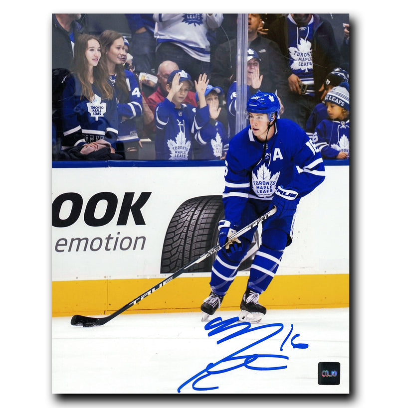 Mitch Marner Toronto Maple Leafs Autographed Warm-Up 8x10 Photo CoJo Sport Collectables Inc.