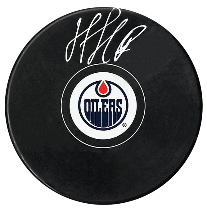 Nail Yakupov Autographed Edmonton Oilers Puck CoJo Sport Collectables Inc.