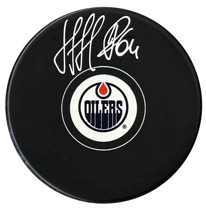 Nail Yakupov Autographed Edmonton Oilers Puck CoJo Sport Collectables Inc.