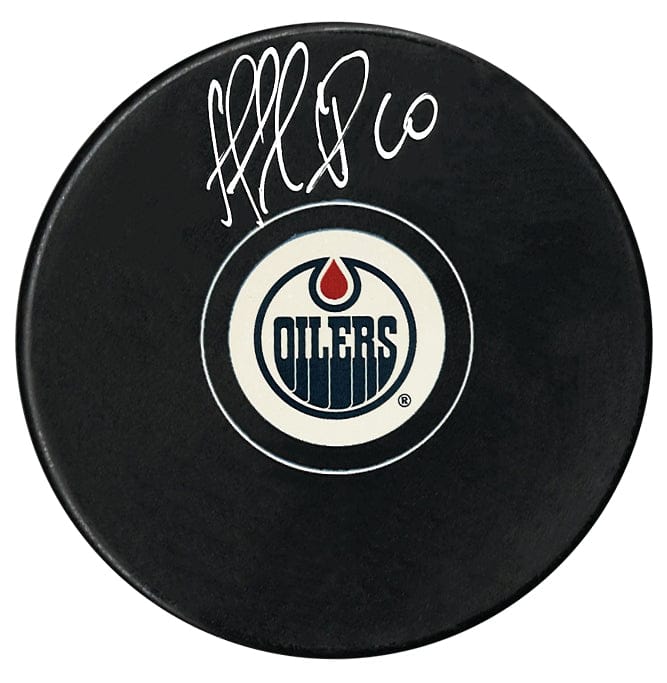 Nail Yakupov Autographed Edmonton Oilers Puck CoJo Sport Collectables Inc.