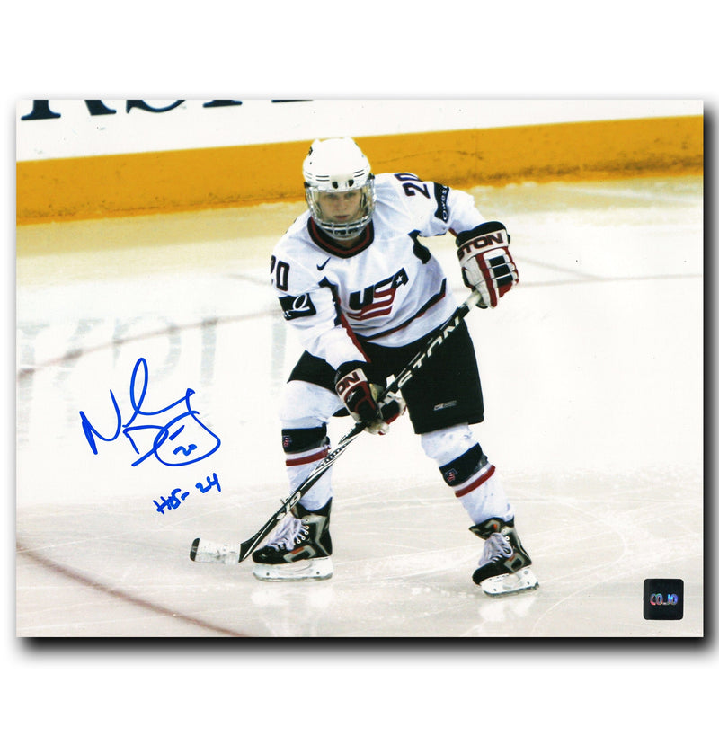 Natalie Darwitz Team USA Autographed Skating 8x10 Photo CoJo Sport Collectables Inc.