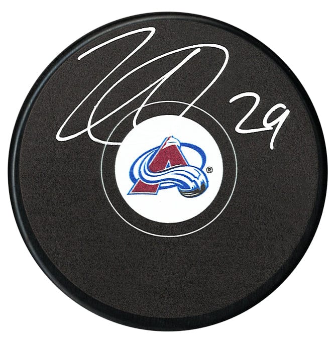 Nathan MacKinnon Autographed Colorado Avalanche Puck CoJo Sport Collectables Inc.