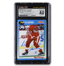 Nicklas Lidstrom Autographed 1991-92 Score Canadian English