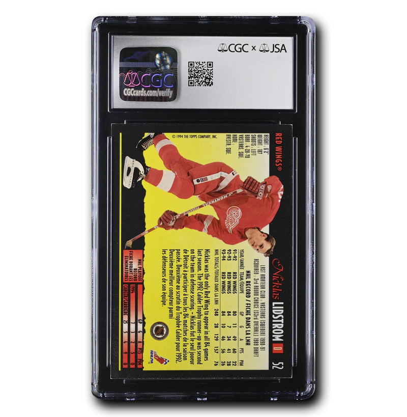 Nicklas Lidstrom Autographed 1994-95 O-Pee-Chee Premier