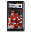 Nicklas Lidstrom Autographed 1995-96 SkyBox Impact