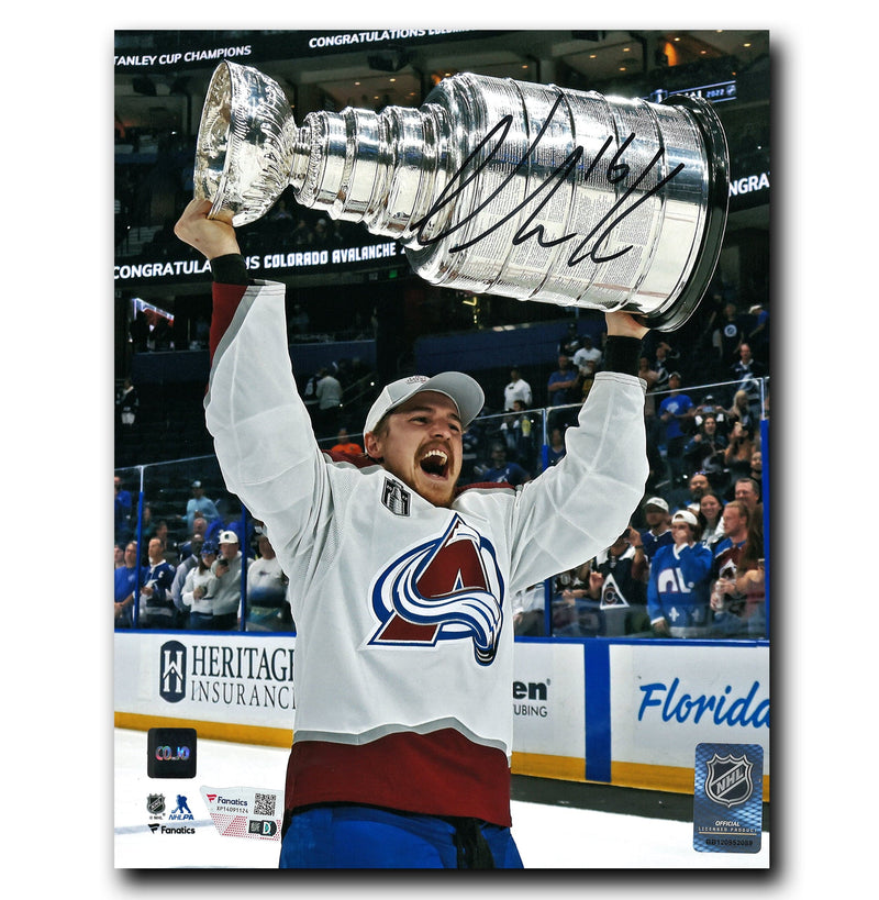 Nicolas Aube-Kubel Colorado Avalanche Autographed 2022 Stanley Cup 8x10 Photo CoJo Sport Collectables Inc.