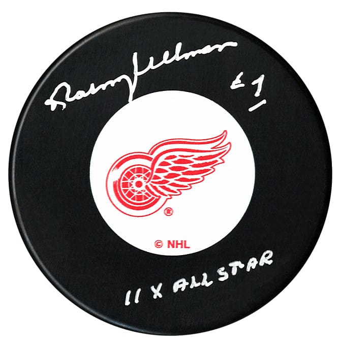 Norm Ullman Autographed Detroit Red Wings All Star Inscribed Puck CoJo Sport Collectables Inc.