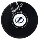 Olaf Kolzig Autographed Tampa Bay Lightning Puck - CoJo Sport Collectables Inc.