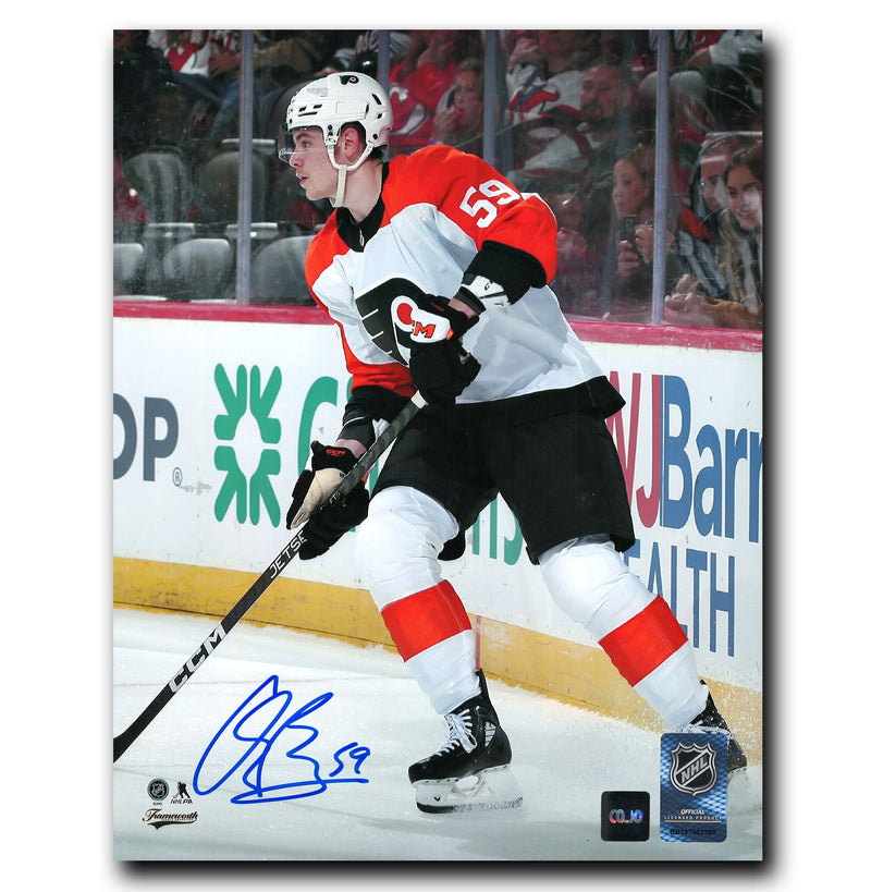 Oliver Bonk Philadelphia Flyers Autographed Skating 8x10 Photo CoJo Sport Collectables Inc.