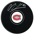 Oliver Kapanen Autographed Montreal Canadiens Puck CoJo Sport Collectables Inc.