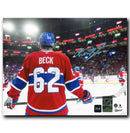 Owen Beck Montreal Canadiens Autographed Behind 8x10 Photo CoJo Sport Collectables Inc.