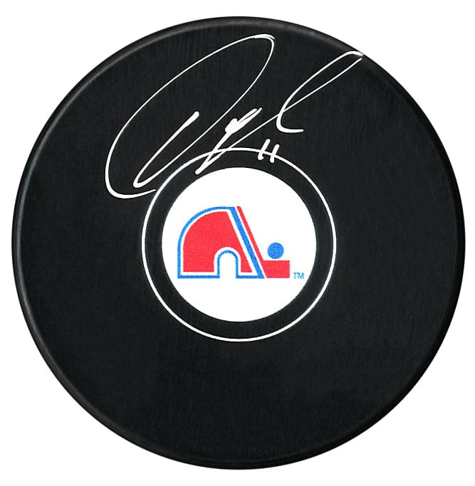 Owen Nolan Autographed Quebec Nordiques Puck (Small Logo) CoJo Sport Collectables Inc.