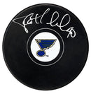 Patrick Lalime Autographed St. Louis Blues Puck - CoJo Sport Collectables Inc.