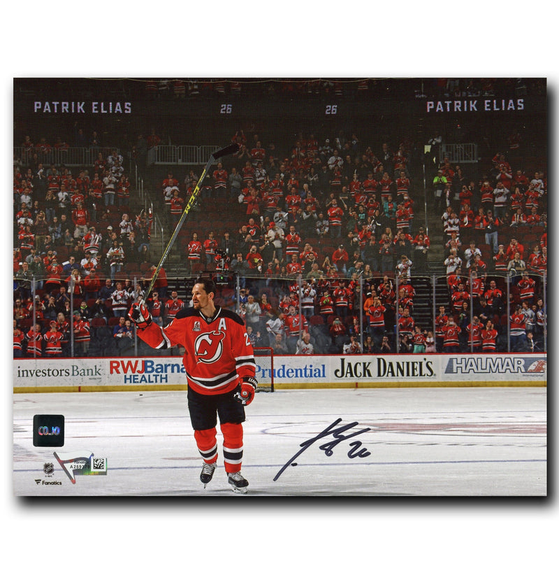 Patrik Elias New Jersey Devils Autographed Salute 8x10 Photo CoJo Sport Collectables Inc.