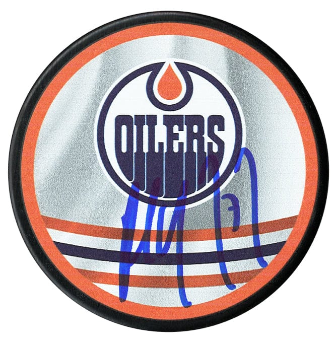 Paul Coffey Autographed Edmonton Oilers Reverse Retro Puck CoJo Sport Collectables Inc.