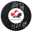 Paul Coffey Autographed Team Canada HOF Inscribed Puck CoJo Sport Collectables Inc.