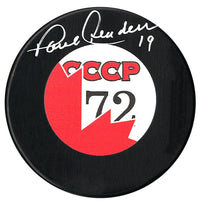 Paul Henderson Team Canada Autographed 1972 Summit Series Puck CoJo Sport Collectables Inc.