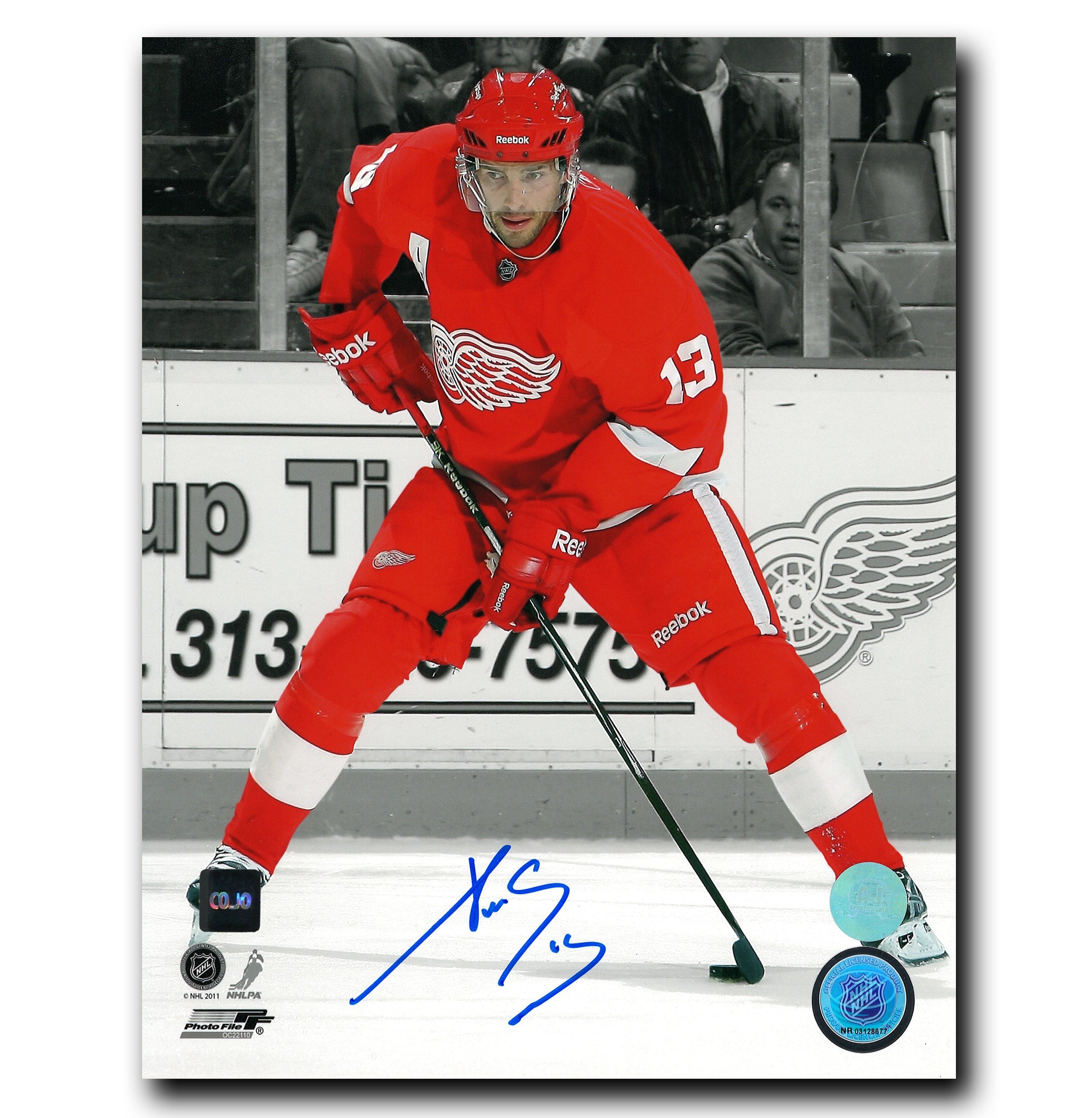 Pavel Datsyuk Detroit Red Wings Autographed Spotlight 8x10 Photo | CoJo ...