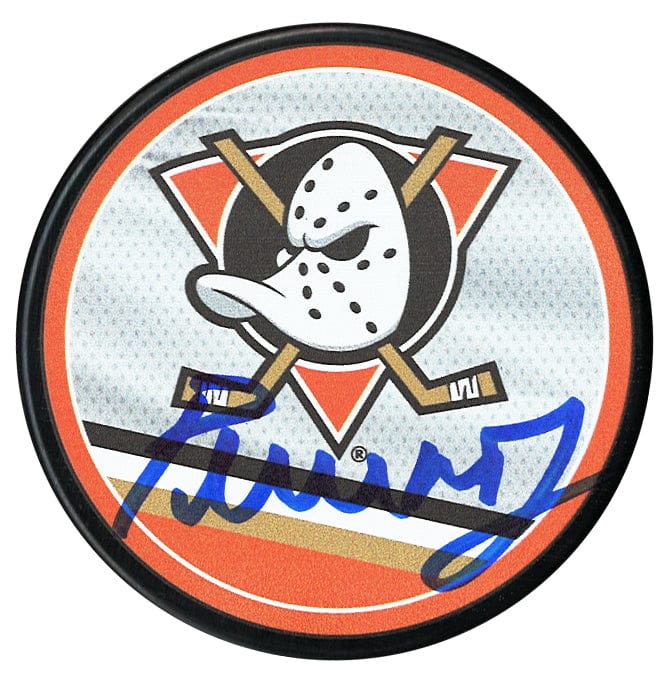 Pavel Mintyukov Autographed Anaheim Ducks Reverse Retro 2.0 Puck CoJo Sport Collectables Inc.