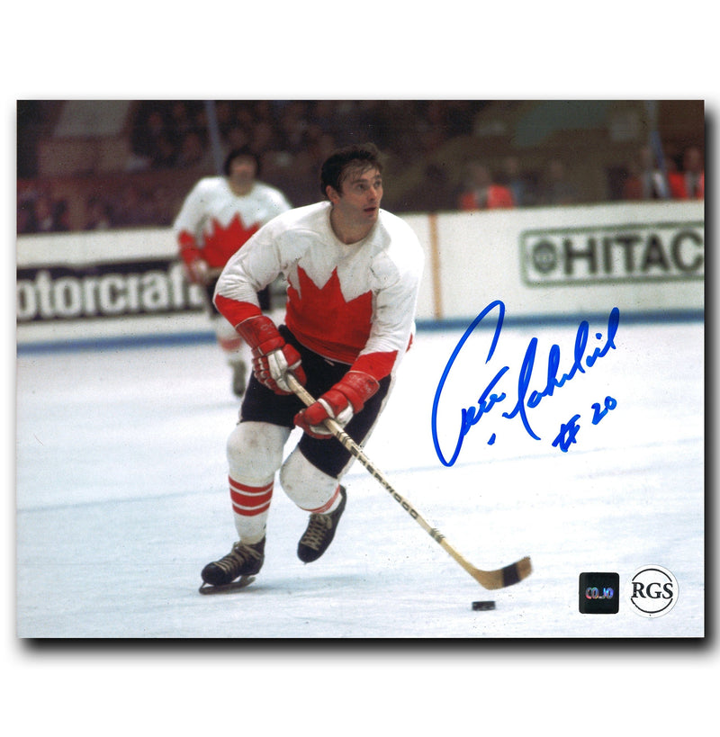 Pete Mahovlich Summit Series Autographed 8x10 Photo CoJo Sport Collectables Inc.