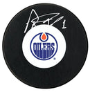 Peter Ing Autographed Edmonton Oilers Puck CoJo Sport Collectables Inc.