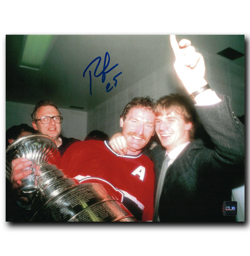 Petr Svoboda Montreal Canadiens Autographed Stanley Cup 8x10 Photo CoJo Sport Collectables Inc.