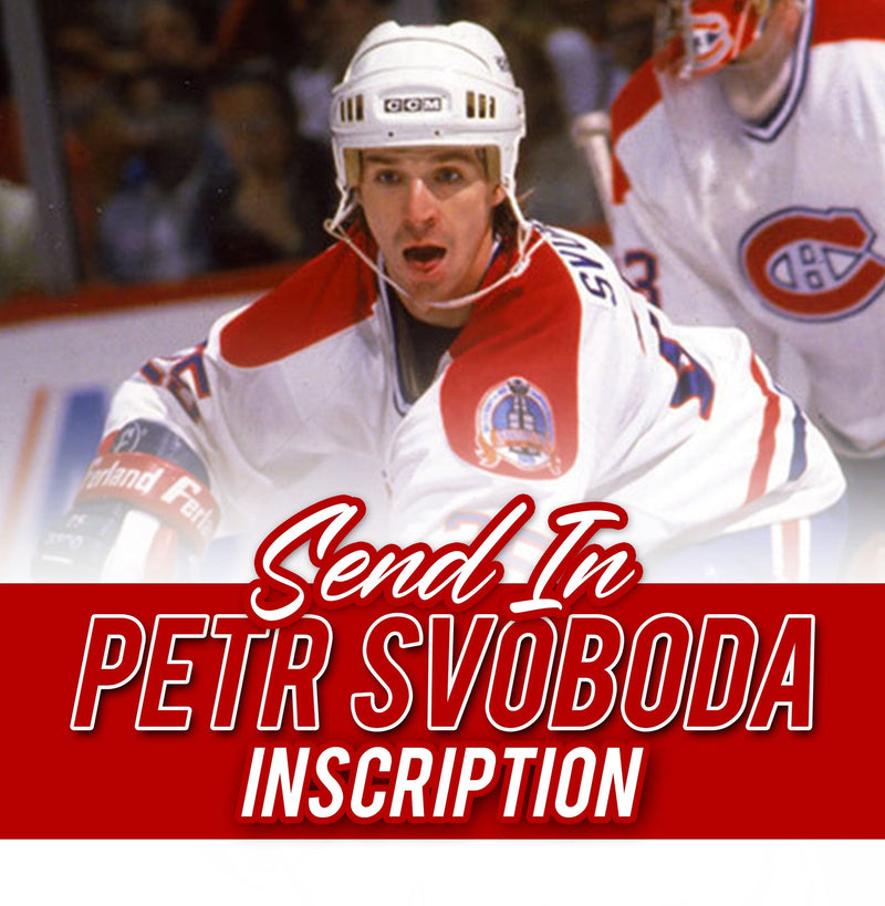 (Send-In) Petr Svoboda Inscription Ticket CoJo Sport Collectables Inc.