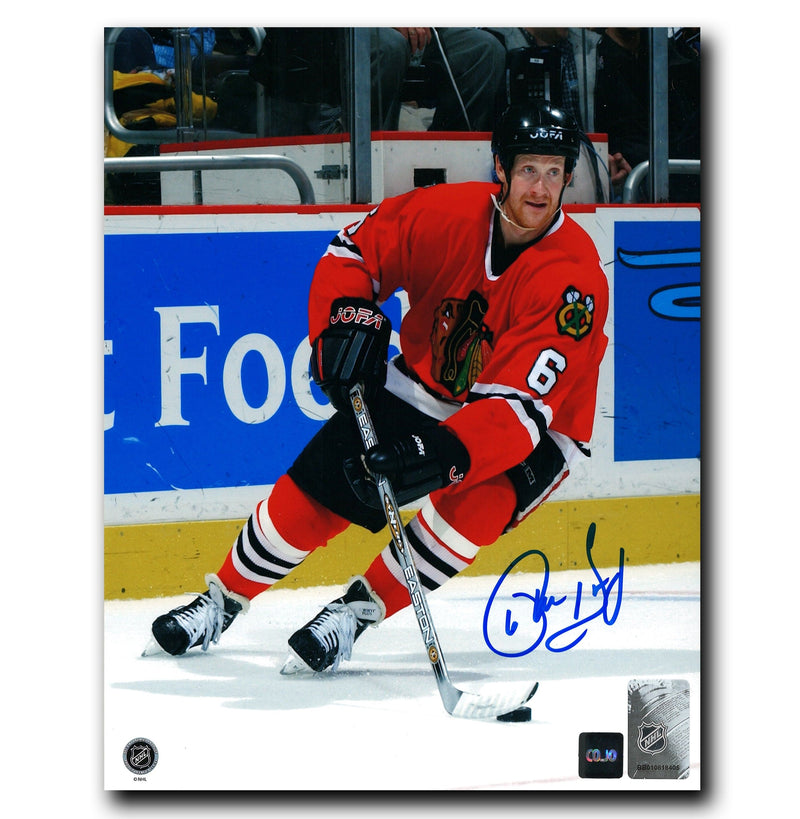 Phil Housley Chicago Blackhawks Autographed 8x10 Photo CoJo Sport Collectables Inc.