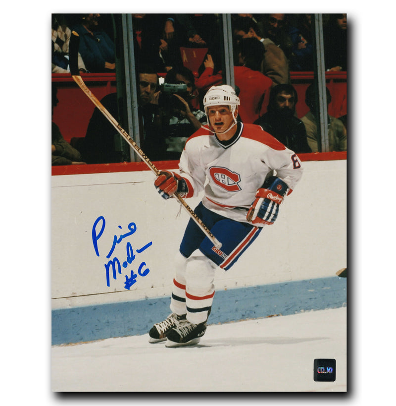 Pierre Mondou Montreal Canadiens Autographed 8x10 Photo