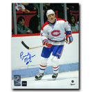 Pierre Mondou Montreal Canadiens Autographed Behind Net 8x10 Photo CoJo Sport Collectables