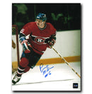 Pierre Mondou Montreal Canadiens Autographed Red 8x10 Photo CoJo Sport Collectables