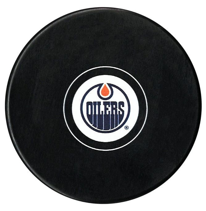 (Pre-Order) Anthony Stolarz Autographed Edmonton Oilers Puck CoJo Sport Collectables Inc.