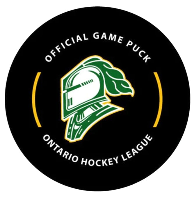 (Pre-Order) Anthony Stolarz Autographed London Knights Official Puck CoJo Sport Collectables Inc.