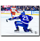 (Pre-Order) Bo Groulx Toronto Maple Leafs Autographed Goal Celebration 8x10 Photo CoJo Sport Collectables Inc.