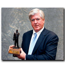 (Pre-Order) Brian Burke Autographed Lester Patrick Award 8x10 Photo - HOF 26 Inscription Included