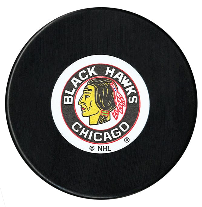 (Pre-Order) Denis DeJordy Autographed Chicago Blackhawks Original 6 Puck CoJo Sport Collectables Inc.