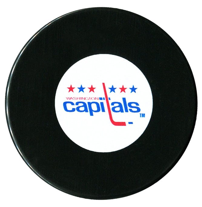 (Pre-Order) Dennis Hextall Autographed Washington Capitals Retro Logo Puck CoJo Sport Collectables Inc.