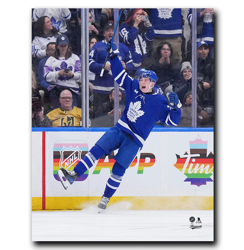 (Pre-Order) Fraser Minten Toronto Maple Leafs Autographed 1st NHL Goal 8x10 Photo CoJo Sport Collectables Inc.