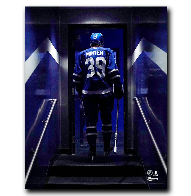 (Pre-Order) Fraser Minten Toronto Maple Leafs Autographed Tunnel 8x10 Photo CoJo Sport Collectables Inc.