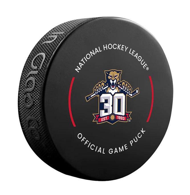 (Pre-Order) Gary Roberts Autographed Florida Panthers 30th Anniversary Official Puck