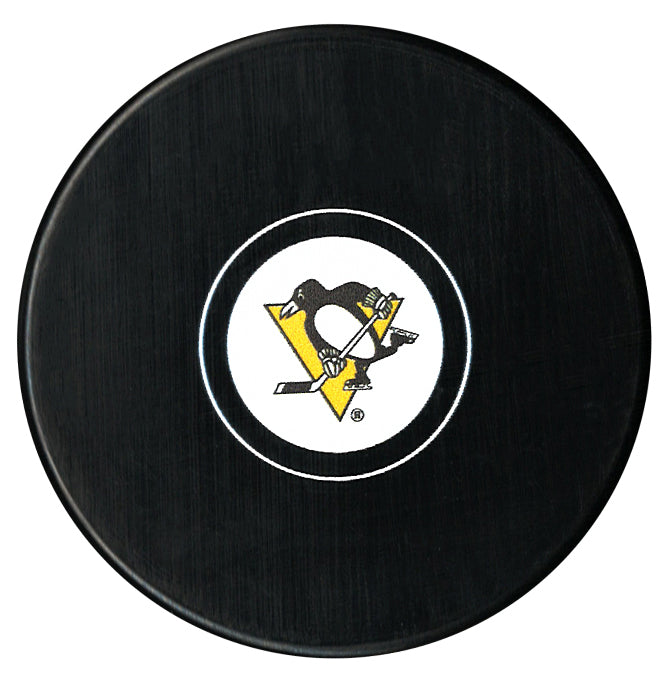 (Pre-Order) Gary Roberts Autographed Pittsburgh Penguins Puck (Small Logo)