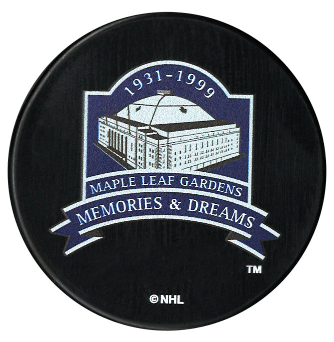 (Pre-Order) Gary Roberts Autographed Toronto Maple Leafs Memories & Dreams Puck