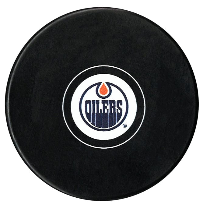 (PreOrder) Grant Fuhr Autographed Edmonton Oilers Puck (Small Logo