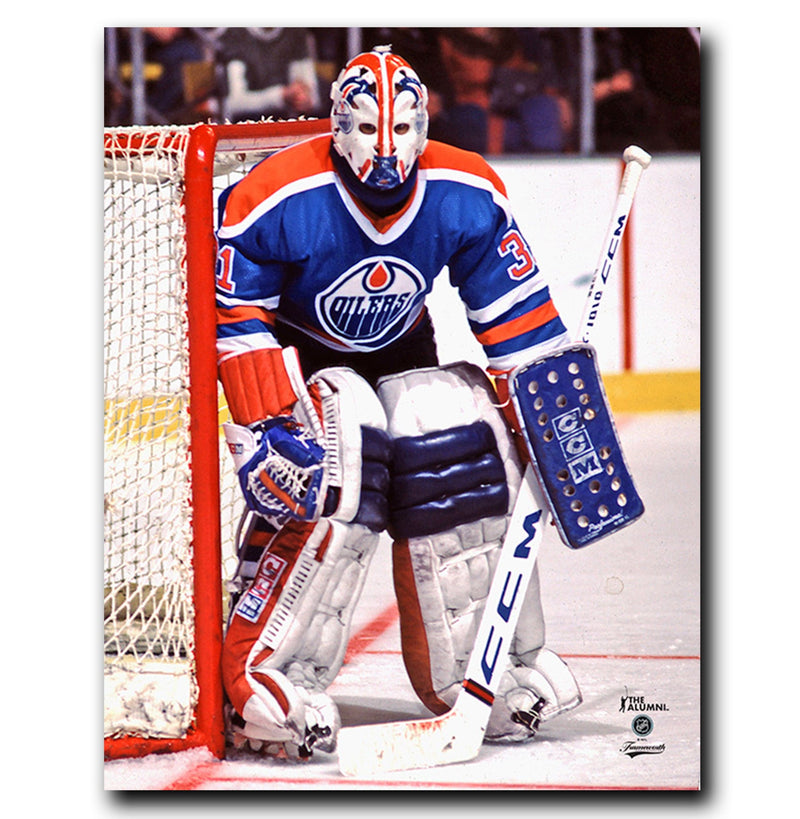 (Pre-Order) Grant Fuhr Edmonton Oilers Autographed Crease 8x10 Photo