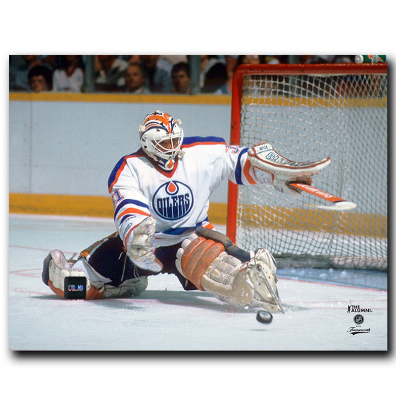 (Pre-Order) Grant Fuhr Edmonton Oilers Autographed Save 8x10 Photo