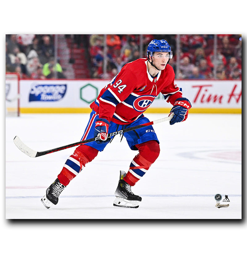 (Pre-Order) Logan Mailloux Montreal Canadiens Autographed Skating 8x10 Photo CoJo Sport Collectables Inc.