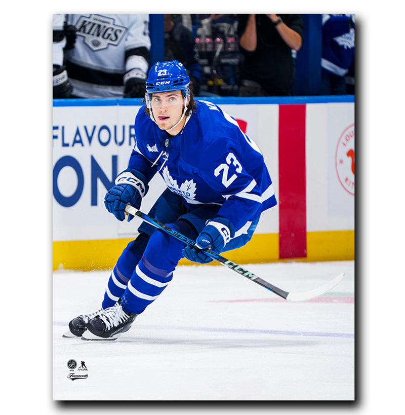 (Pre-Order) Matthew Knies Toronto Maple Leafs Autographed Turning 8x10 Photo CoJo Sport Collectables Inc.